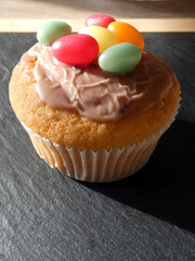 Muffin mit Ostereiern
