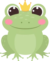 Fotobehang frog prince © MyClipArtStore.com
