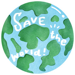 Save the World Drawing