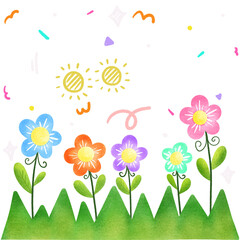 Flower Blooming Drawing