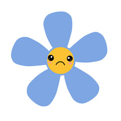 A flower that shows its expression and emotion in a cute way.