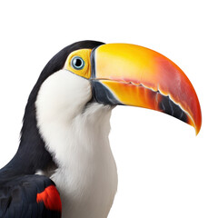 toucan isolated on transparent background cutout