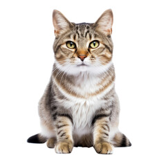 Obraz premium british cat isolated on transparent background cutout