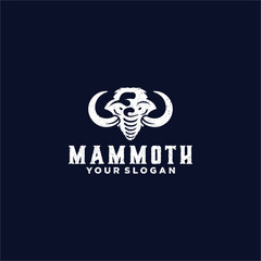 Obraz premium mammoth logo