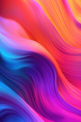 Obraz premium Abstract vertical background. Liquid silk. AI generative.