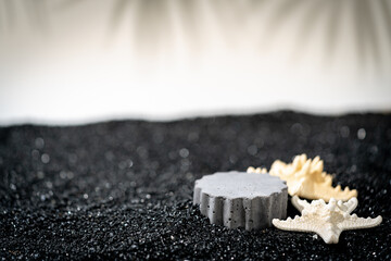 Empty platform podium