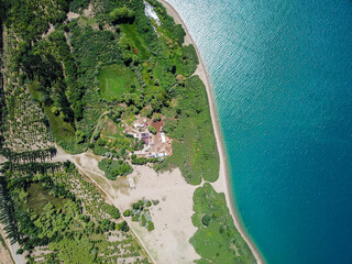 Issyk Kul lake in Kyrgyzstan