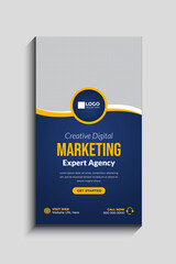 Obraz premium Digital Marketing Agency Facebook and Instagram story template