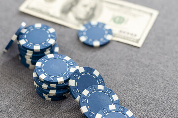 Blue Chip Stock Investment Stock Photo