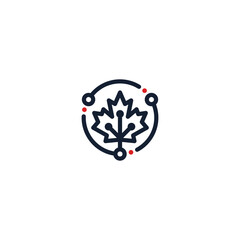 canada leaf logo