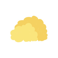 Basket of yellow flower