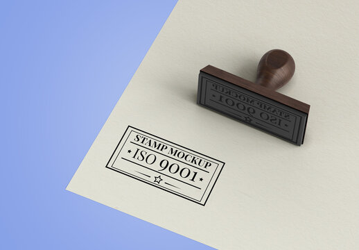 Rubber Stamp Mockup        