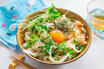 卵入りぶっかけほうとう