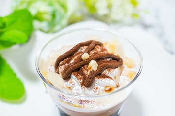 冷たいデザート珈琲ゼリー