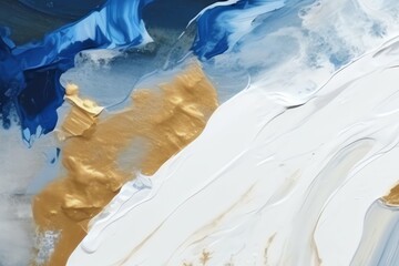 Obraz premium watercolor wallpaper with luxurious golden accents. generative ai