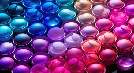 Violet multicolore clair et magenta multicolore clair, d&eacute;grad&eacute;s color&eacute;s. Id&eacute;al comme fond d'&eacute;cran mobile, arri&egrave;re-plan. Th&egrave;me de maquillage.