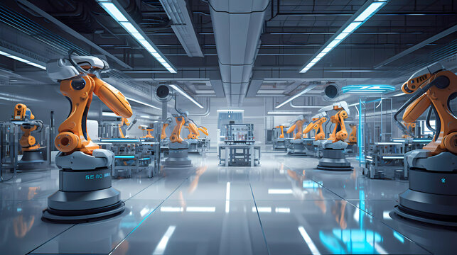 The Future of Manufacturing: AI-driven Robotics Revolutionizing Factory Automation, Generative AI.