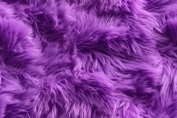 Obraz premium Nahtlos wiederholendes Muster - Violettes Flauschig weiches Fell oder Pelz Textur