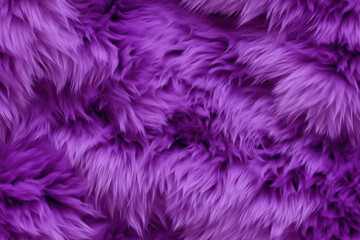Fototapeta premium Nahtlos wiederholendes Muster - Violettes Flauschig weiches Fell oder Pelz Textur