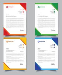 Letter head Design, professional,  corporate modern letterhead design bundle, letterhead  template,  creative modern letterhead design template for your business, Business letter head, 
