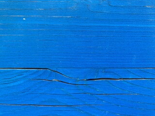 a blue painted washed out plank wall