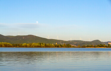 Enchanting Windmill on the Danube River near Golubac, Serbia