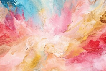 Artsy Texture: Abstract Brush Strokes for Mental Health Promotion and Contemporary Design Background. Generative AI