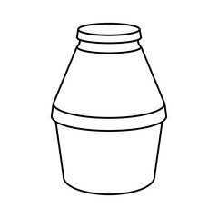 Bottle of Milk Icon For Logo And More