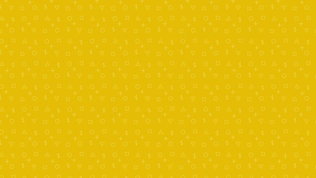 Simple geometric pattern animation background