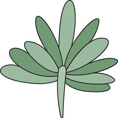 spring leaf illustration