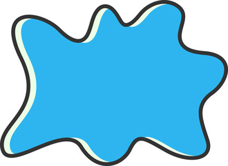 blue speech bubble illustration