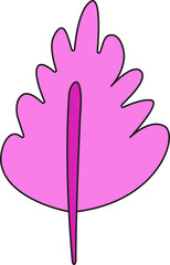 tropical leaf illustration