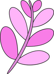 tropical leaf illustration