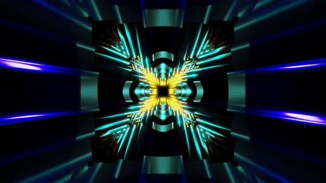 vj loop pulsating colorful music event abstract background . High quality 4k footage