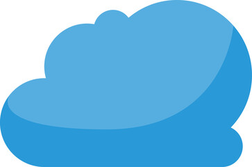 Blue Cloudscape Illustration
