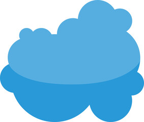 Blue Cloudscape Illustration
