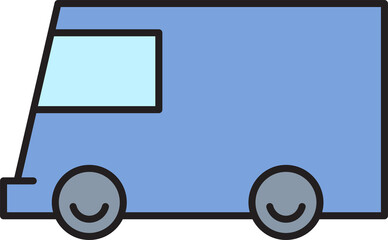 van icon illustration