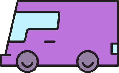 van icon illustration