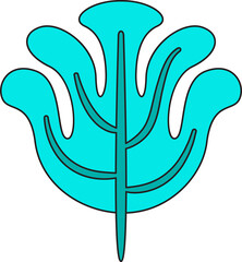 tropical leaf illustration