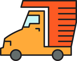 lorry truck icon