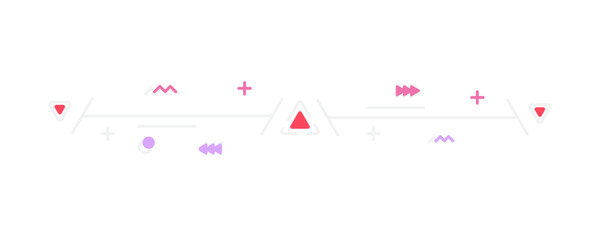 Arcade memphis line divider