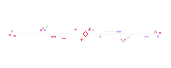 Arcade memphis line divider