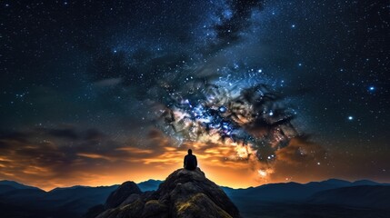 celestial realm where constellations come to life, and the night sky glows with enchanting hues