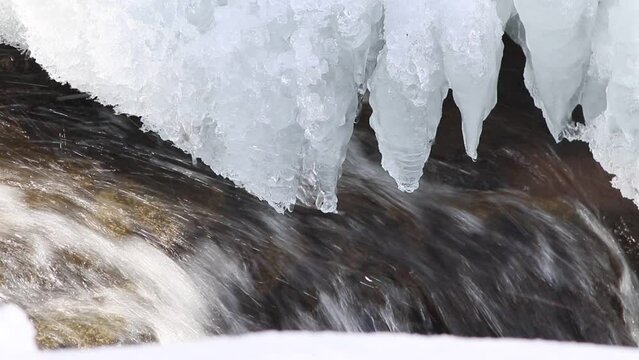 rivi&egrave;re en hiver	