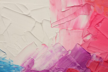 Art oil and acrylic smear blot canvas painting wall. Abstract color stain brushstroke texture...
