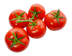 tomatoes isolated on transparent background