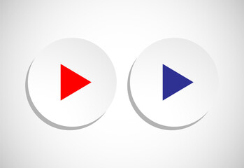 Watch now button. Watch now banner sign. Play video icon vector illustration.