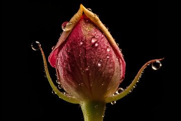 Blüte mit Tautropfen © Matthias