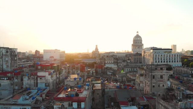 panorama. havana drone