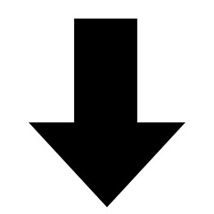 black and white arrow